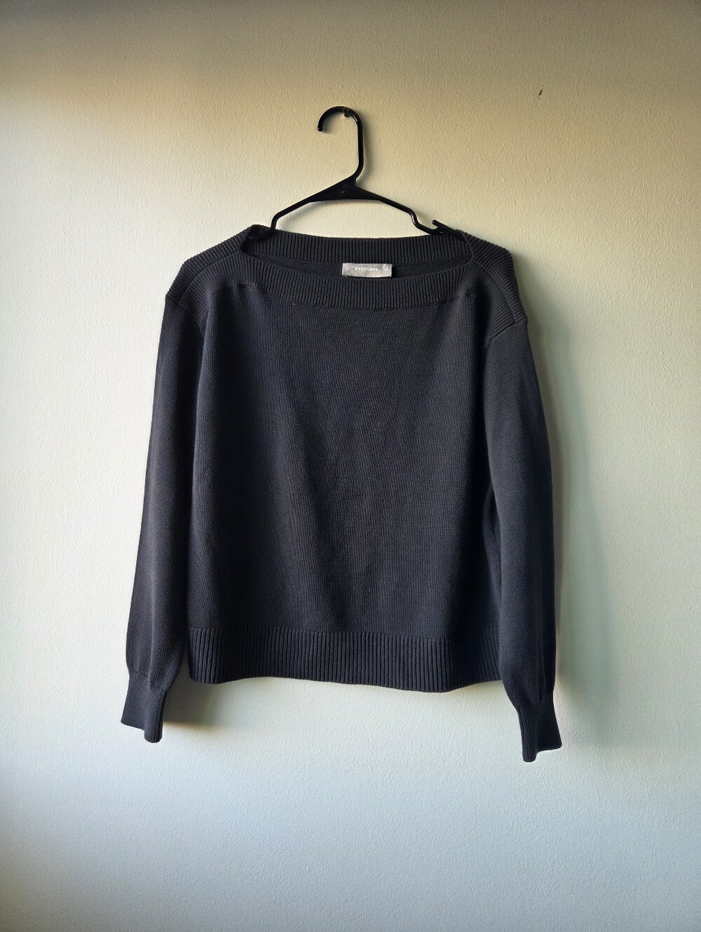 Everlane Classic Dark Gray Women's Sweater Size  XS 100% Cotton
